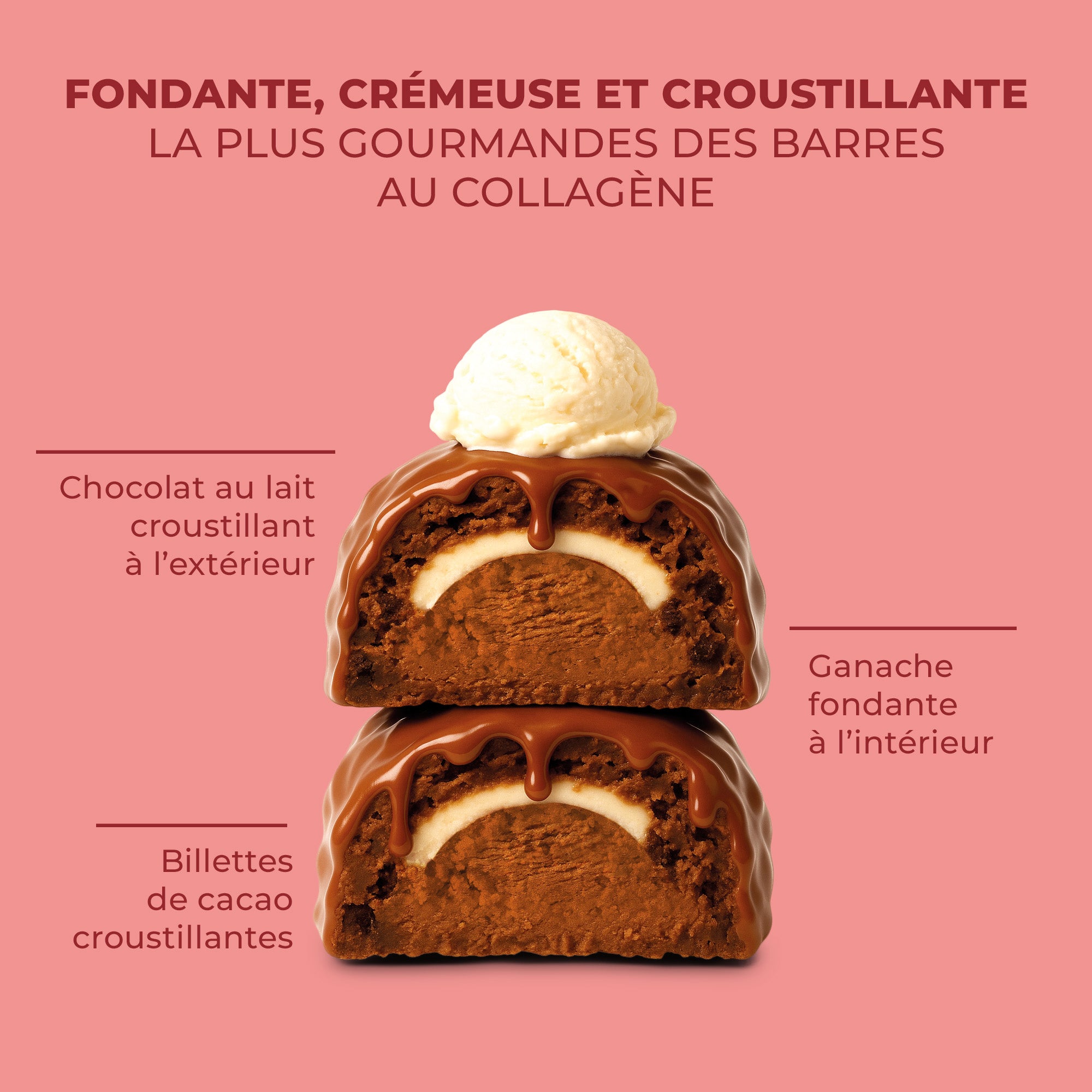 Barre Collagène Vanille Chocolat (x12)