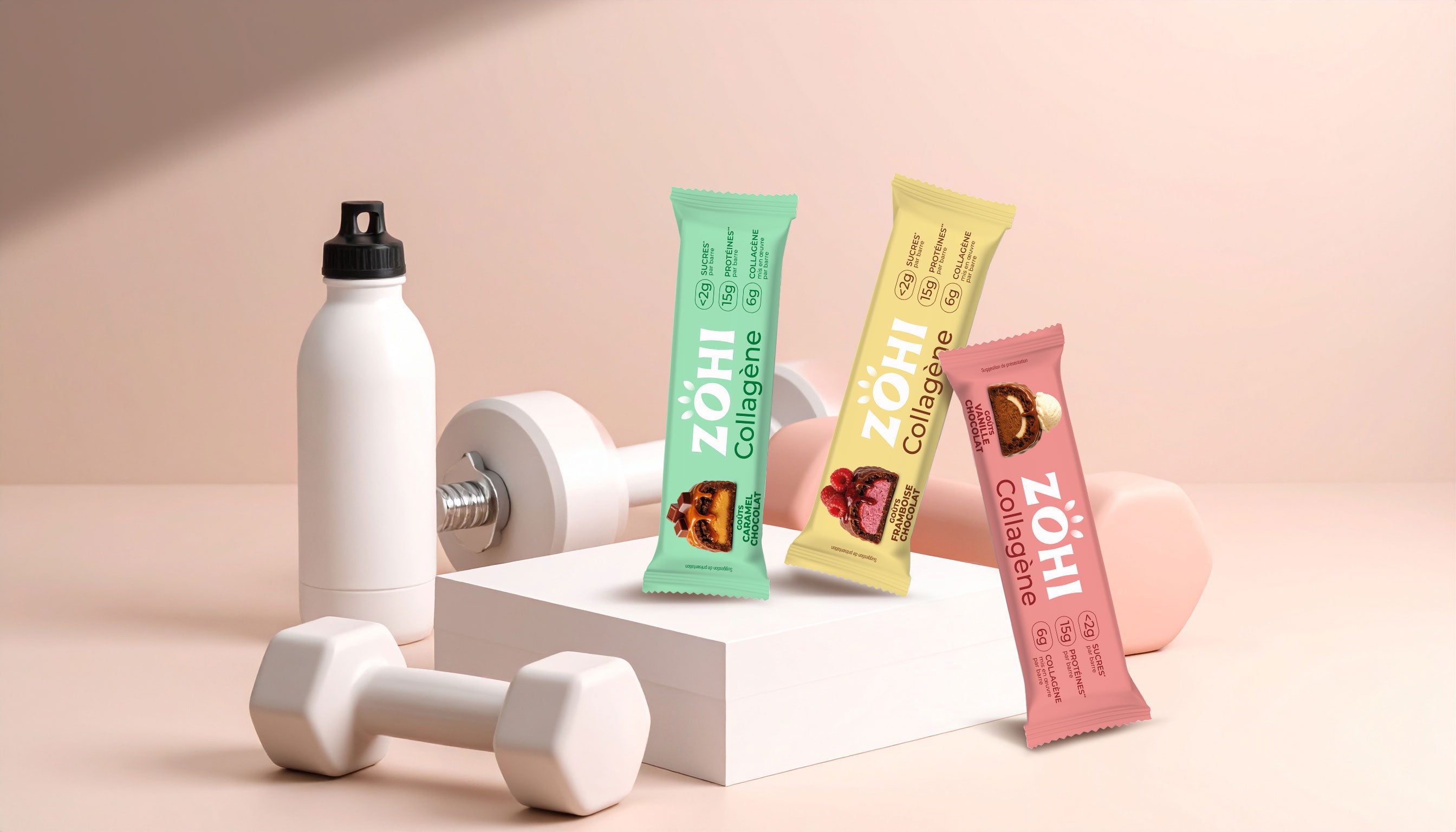 Barre Collagène Framboise Chocolat (x12)